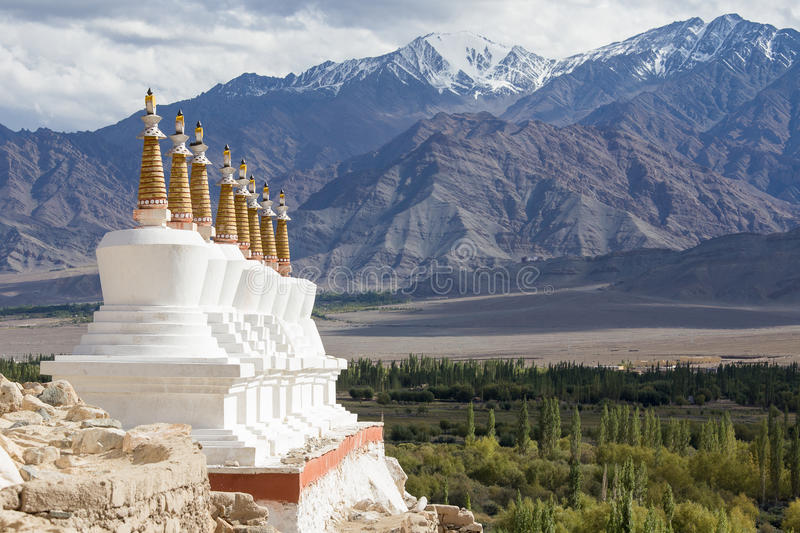 buddhist-stupa-himalayas-mountains-shey-palace-ladakh-india-chortens-background-near-58701609
